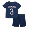 Paris Saint-Germain Presnel Kimpembe #3 Hjemmedraktsett Barn 2023-24 Kortermet (+ korte bukser)